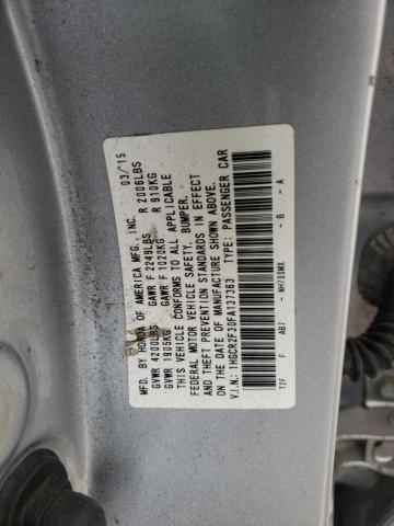 1HGCR2F30FA137363 Honda ACCORD LX