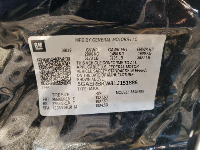5GAERBKW8LJ151886 Buick Enclave Essence