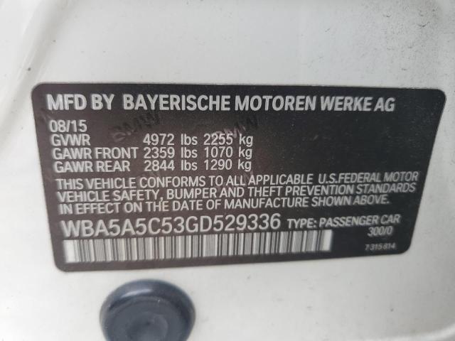 WBA5A5C53GD529336 BMW 528 I