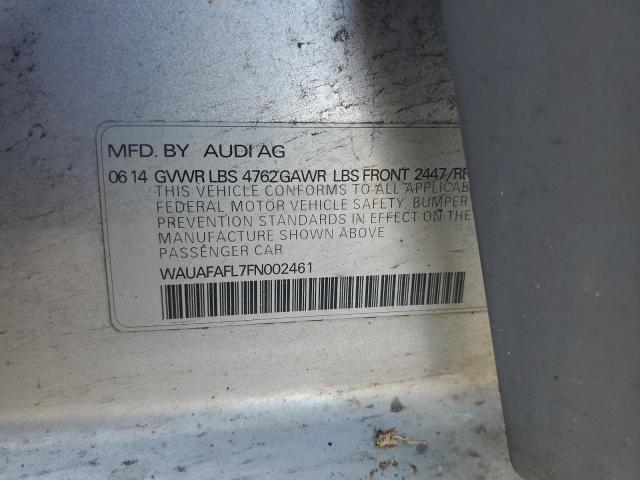 WAUAFAFL7FN002461 Audi A4 PREMIUM