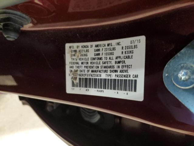 1HGCR2F51FA235836 Honda Accord Sport