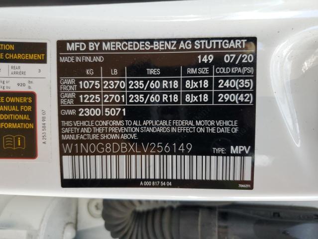 W1N0G8DBXLV256149 Mercedes-Benz GLC 300