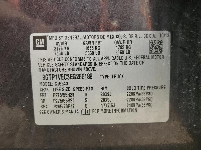 3GTP1VEC3EG266188 GMC Sierra C1500 Slt
