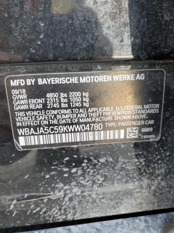 WBAJA5C59KWW04780 BMW 530 I