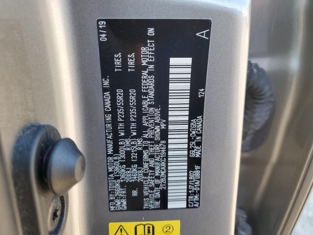 2T2BZMCAXKC194678 Lexus Rx 350 Base