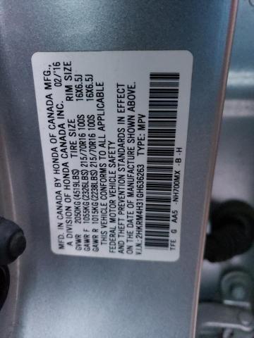 2HKRM4H31GH636263 Honda CR-V LX