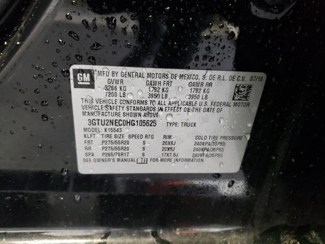 3GTU2NEC0HG105625 GMC Sierra K1500 Slt