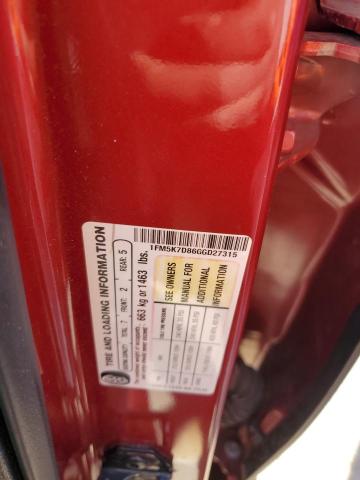 1FM5K7D86GGD27315 Ford EXPLORER XLT