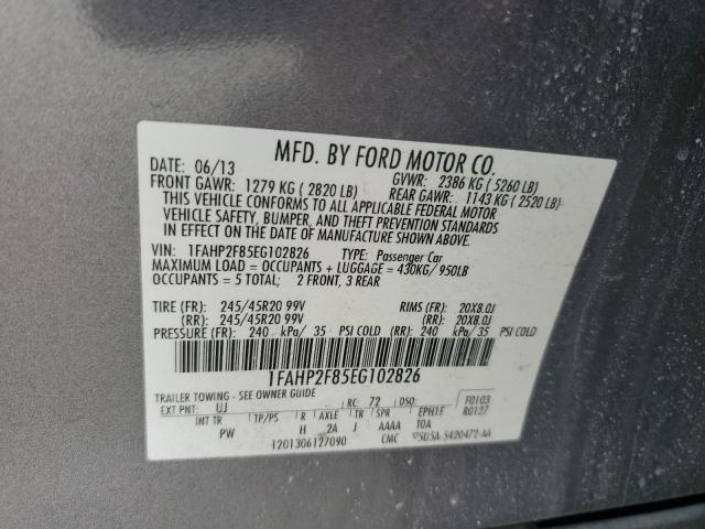1FAHP2F85EG102826 Ford Taurus Limited