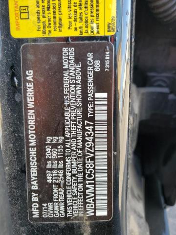 WBAVM1C58FVZ94347 BMW X1 Sdrive28i