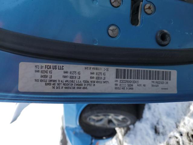 2C3CDZAG4GH183415 Dodge Challenger Sxt