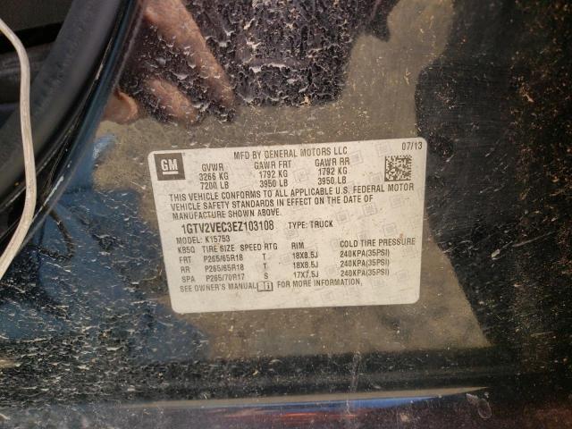 1GTV2VEC3EZ103108 GMC Sierra K1500 Slt