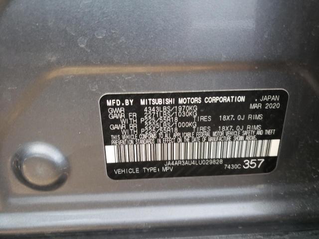 JA4AR3AU4LU029828 Mitsubishi Outlander Sport Es