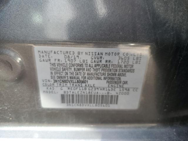 3N1CN8DVXLL805601 Nissan VERSA S