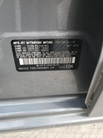 ML32F3FJ9HHF06390 Mitsubishi Mirage G4 Es