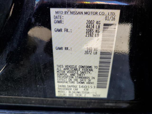 1N4BL3AP0GC160553 Nissan Altima 3.5sl