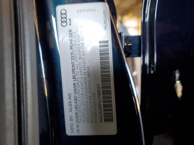 WAUAUGFF4J1068257 Audi A3 PREMIUM