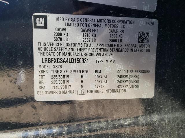 LRBFXCSA4LD150931 Buick Envision Essence