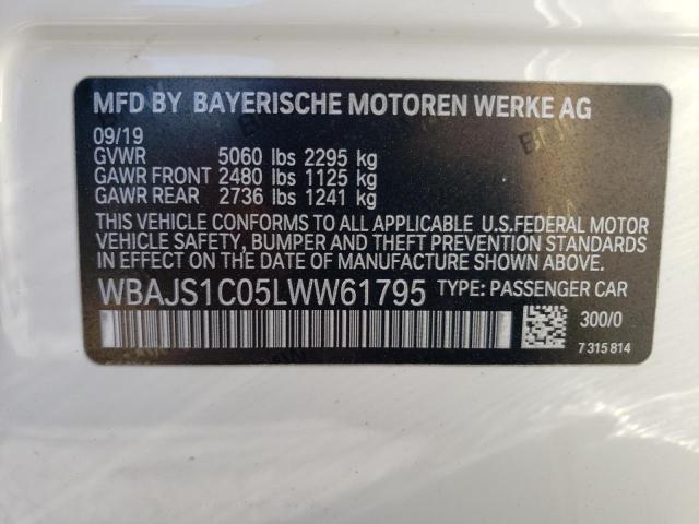 WBAJS1C05LWW61795 BMW 540 I