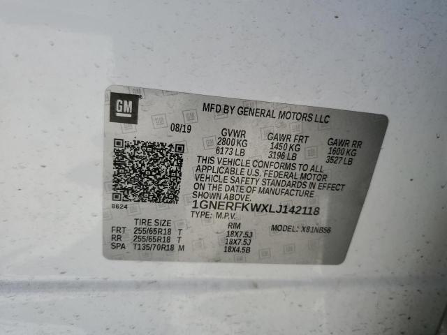 1GNERFKWXLJ142118 Chevrolet Traverse Ls