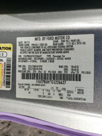 1FATP8UH7G5226627 Ford MUSTANG