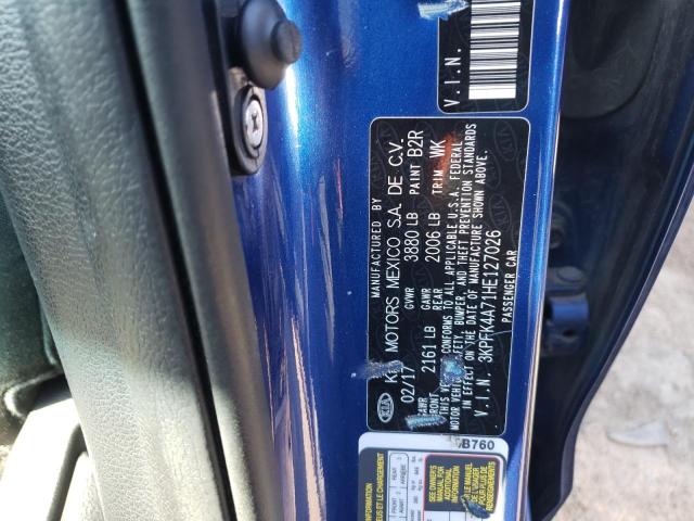 3KPFK4A71HE127026 KIA FORTE LX