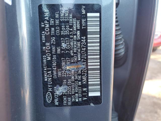 KM8J2CA47JU747344 Hyundai TUCSON SE