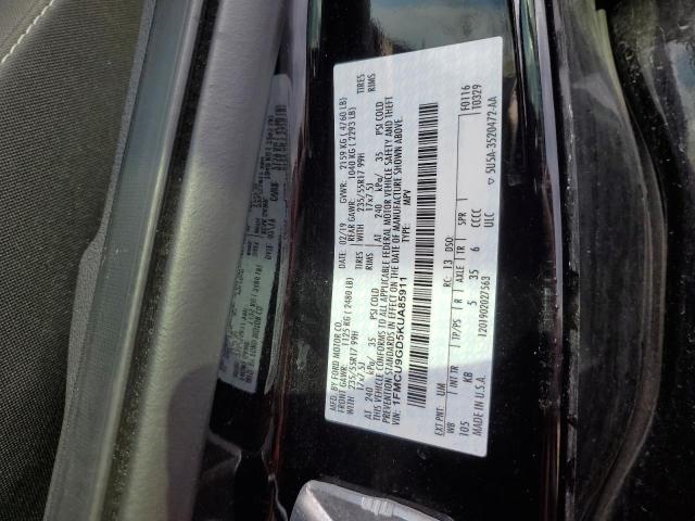 1FMCU9GD5KUA85911 Ford ESCAPE SE