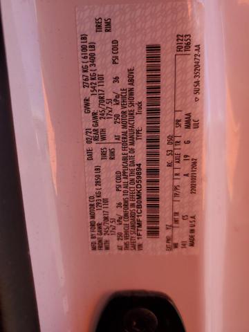 1FTMF1CB0MKD59894 Ford F150