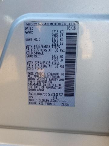 5N1DL0MM7JC531052 Infiniti QX60