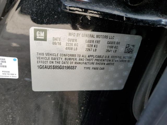 1G6AU5S85G0196037 Cadillac Cts Vsport