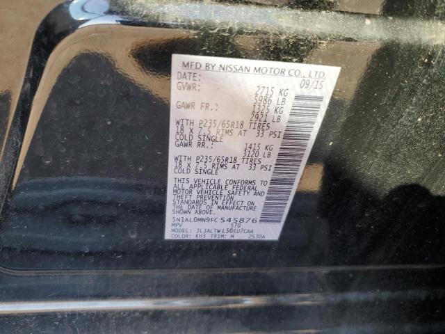 5N1AL0MN9FC545876 Infiniti QX60