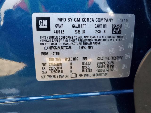 KL4MMGSL9LB074378 Buick Encore Gx Essence