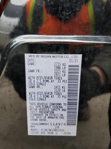 5N1AL0MM9FC514974 Infiniti QX60