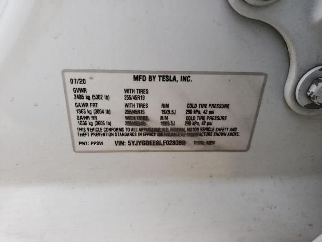 5YJYGDEE8LF028399 Tesla Model Y