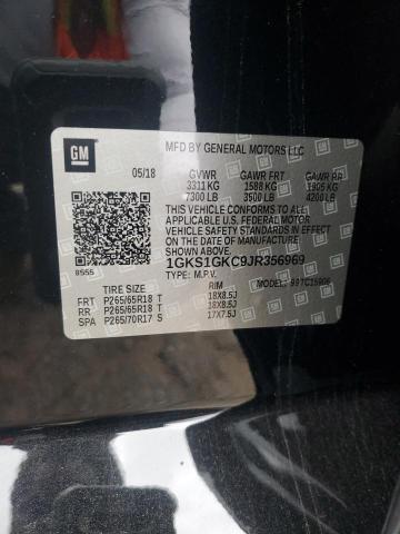 1GKS1GKC9JR356969 GMC Yukon Xl C1500 Slt