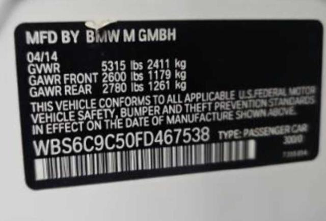 WBS6C9C50FD467538 BMW M6 Gran Coupe