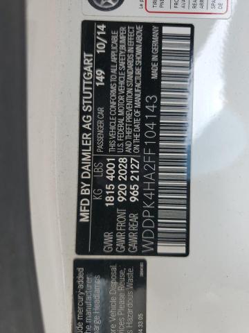 WDDPK4HA2FF104143 Mercedes-Benz SLK 250