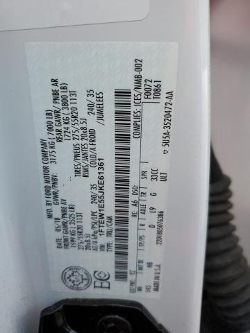 1FTEW1E55JKE61361 Ford F150 Supercrew