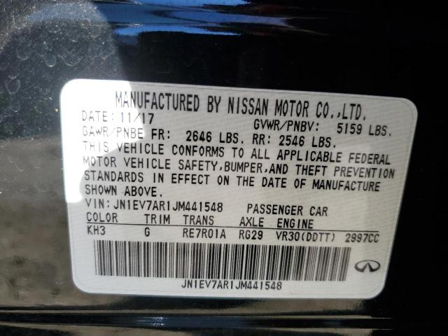 JN1EV7AR1JM441548 Infiniti Q50 LUXE