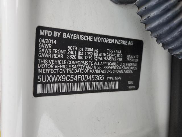 5UXWX9C54F0D45365 BMW X3 Xdrive28i