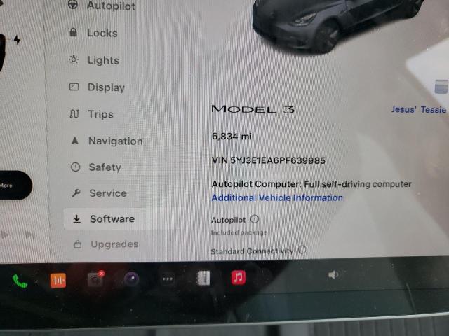 5YJ3E1EA6PF639985 Tesla MODEL 3