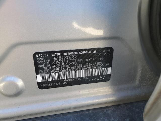 JA4AR3AU2LU011683 Mitsubishi Outlander Sport Es