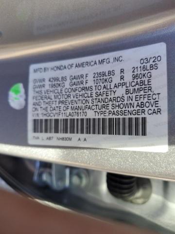 1HGCV1F11LA076170 Honda ACCORD LX