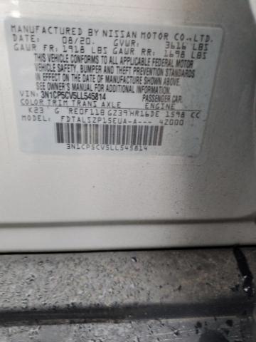 3N1CP5CV5LL545814 Nissan KICKS SV