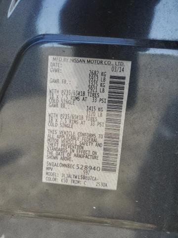 5N1AL0MN8EC528940 Infiniti QX60