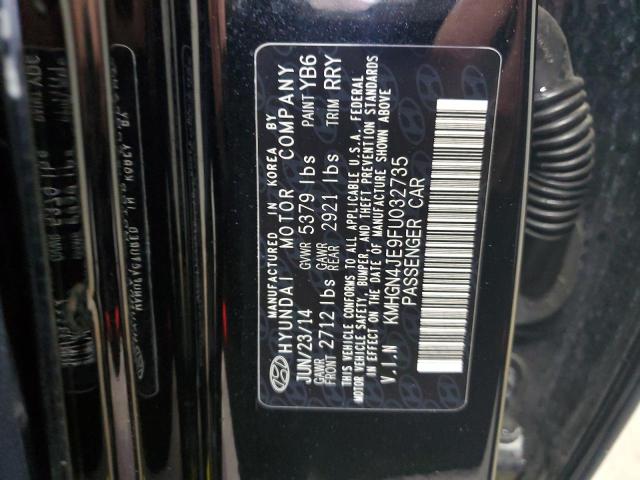 KMHGN4JE9FU032735 Hyundai Genesis 3.8l