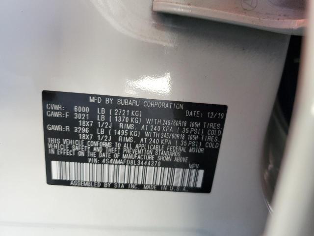 4S4WMAFD8L3444370 Subaru Ascent Premium