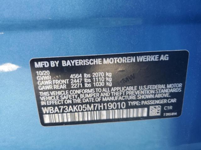 WBA73AK05M7H19010 BMW 228XI
