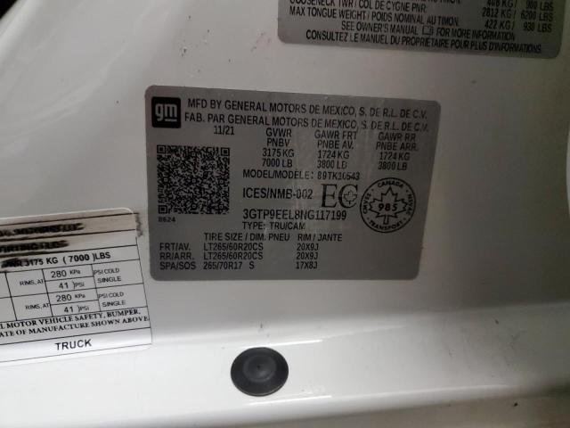 3GTP9EEL8NG117199 GMC Sierra Limited K1500 At4